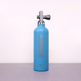 潛水造型雙層不鏽鋼藍銀保溫水瓶
