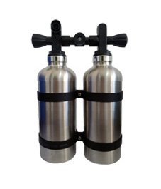 Twintank造型不锈钢保温水瓶 350ML