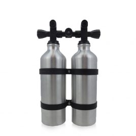 Twintank造型铝制水瓶 550ML