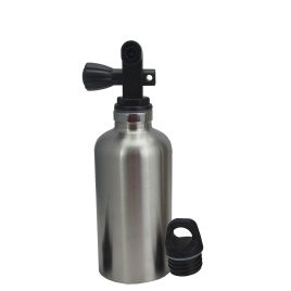 350ML Water Bottle – Silver/Yellow